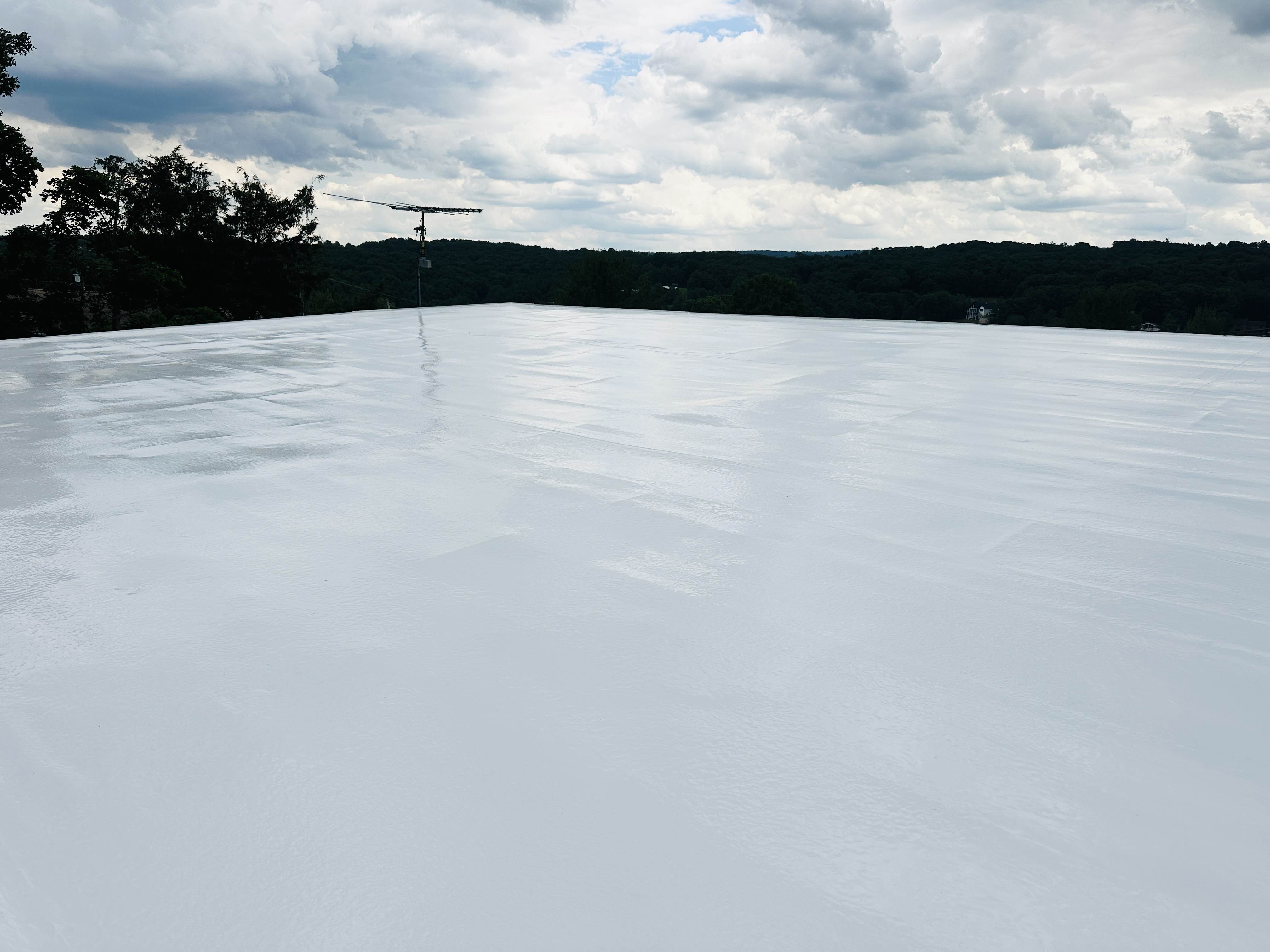 EPDM rubber roof restoration