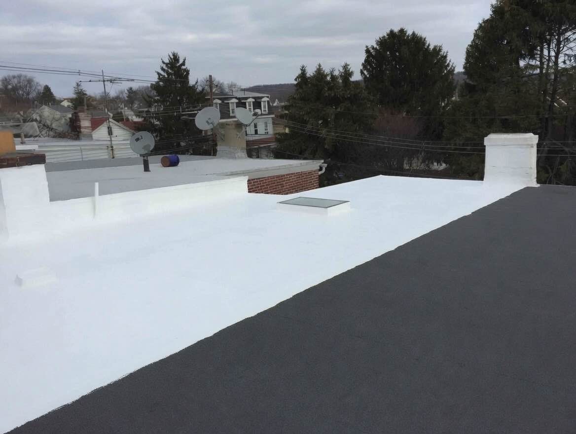 Modified bitumen roof restoration